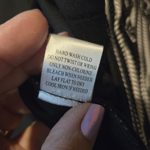 TravelSmith Black and White Geometric One Button Cardigan Womens Medium - Picture 8 of 11